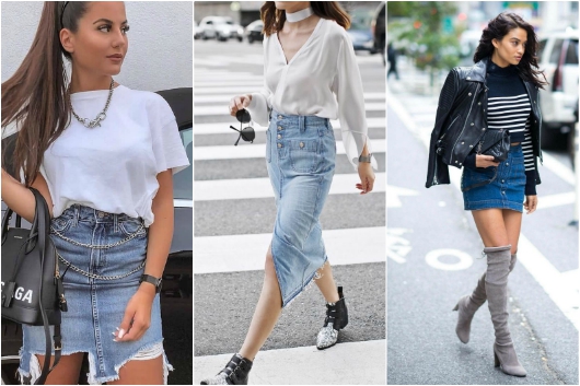 11 Cách Phối Đồ Với Chân Váy Jeans Đẹp Nhất Hiện Nay
