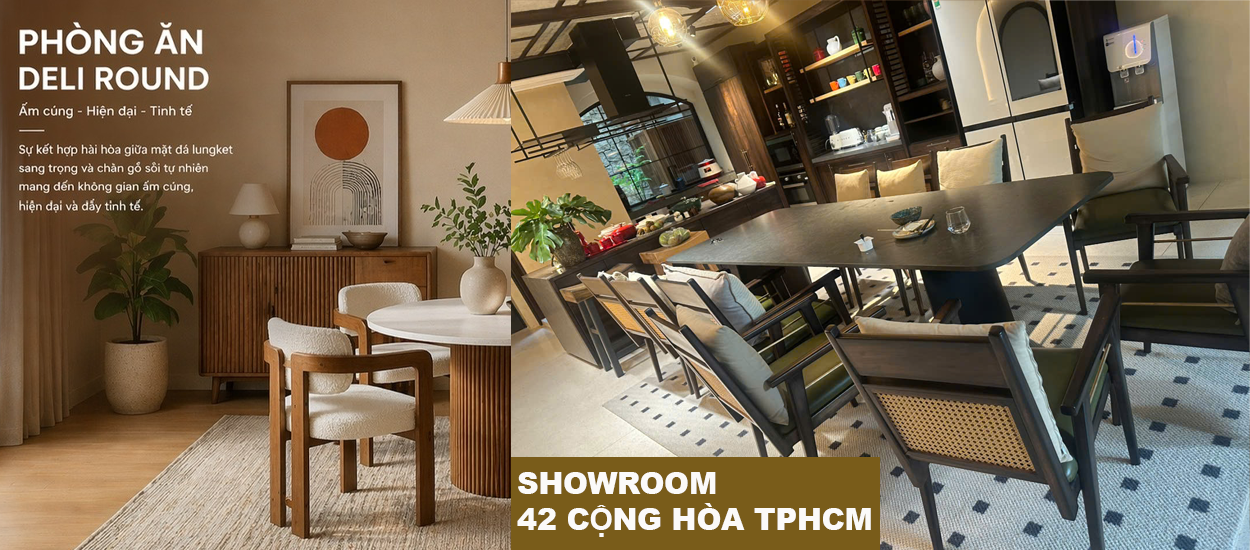 NỘI THẤT PHÒNG ĂN GỖ ÓC CHO CAO CẤP